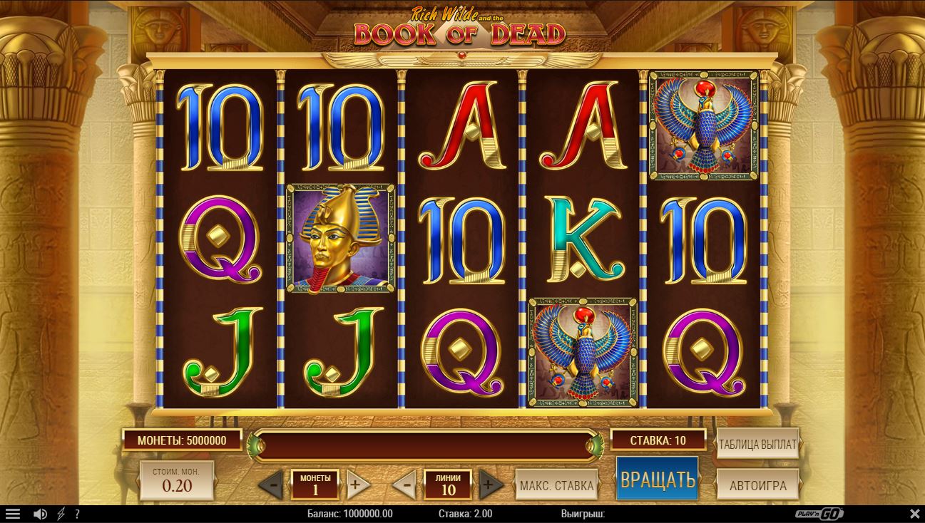 Book of dead slot